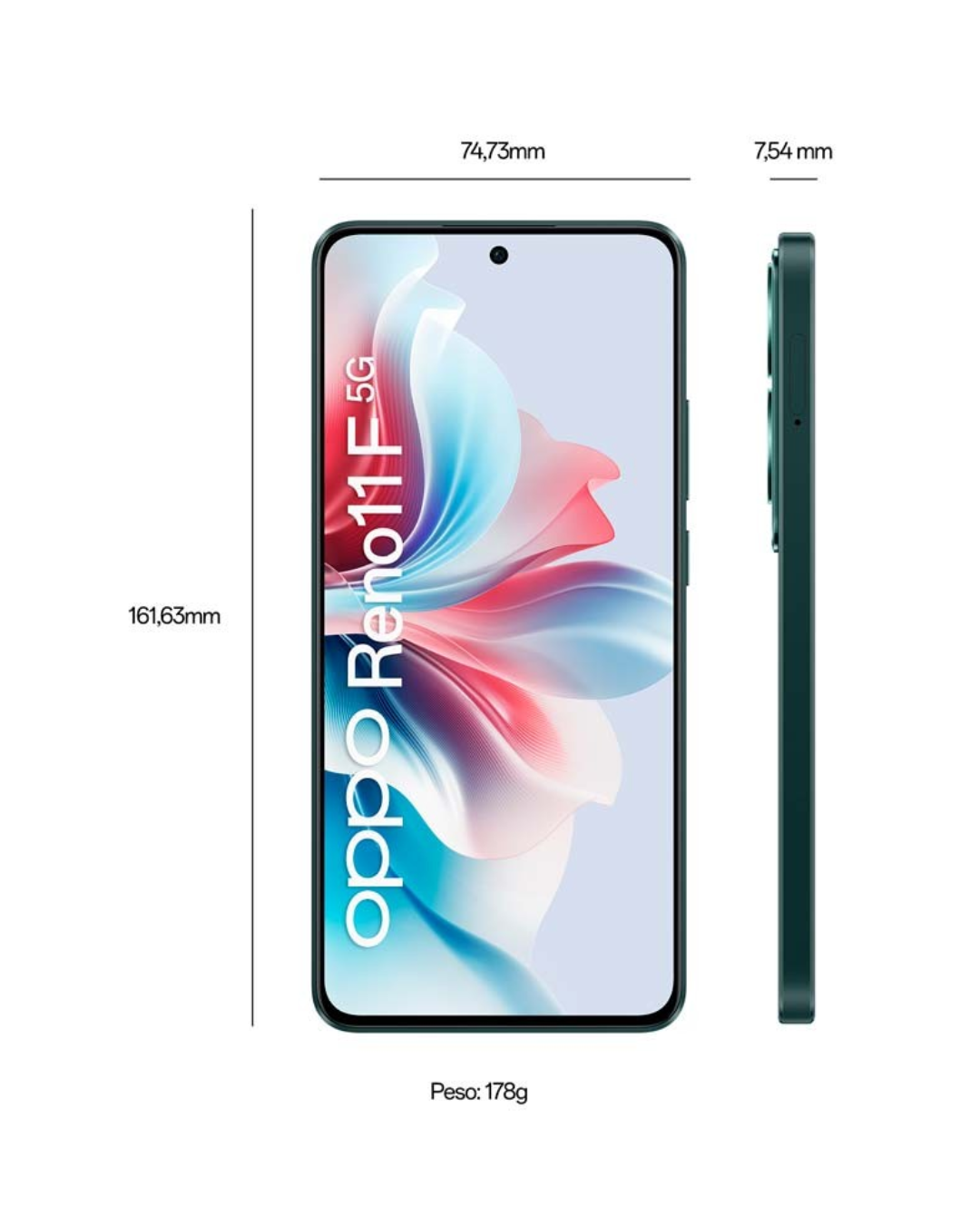 OPPO RENO 11F 5G 256GB Verde - Grado A